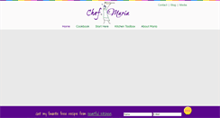 Desktop Screenshot of chefmariacooper.com