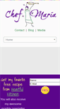 Mobile Screenshot of chefmariacooper.com